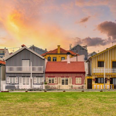 The fisherman's houses of Costa Nova